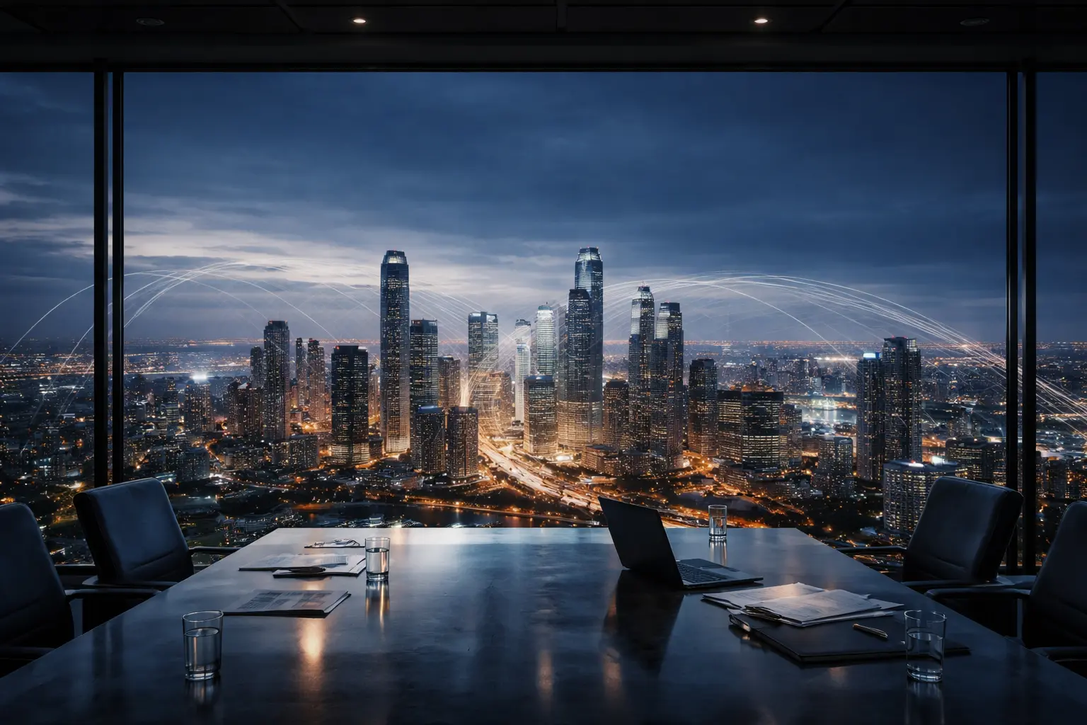 OTGM Capital institutional finance boardroom — strategic capital architecture for Latin America