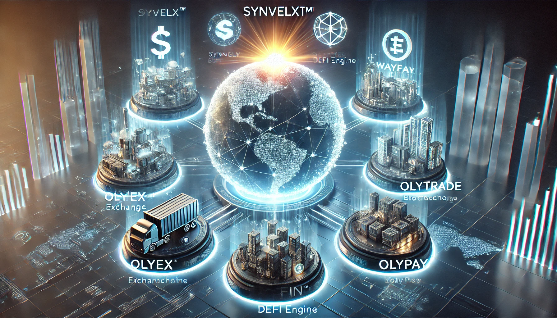 SynVelX™ tokenization ecosystem diagram — complete lifecycle from onboarding to secondary trading